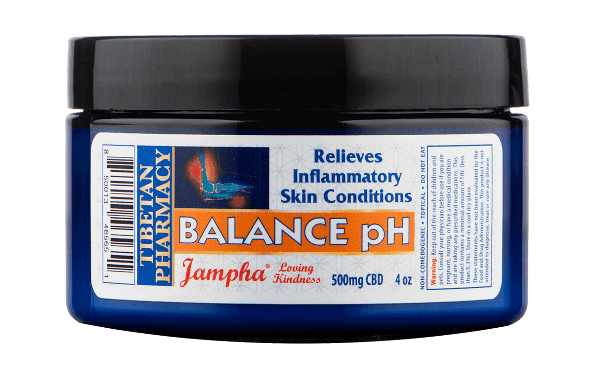 Close-up of Balance pH Lotion, packed with antioxidants and formulated to kill bacteria while promoting skin healing.