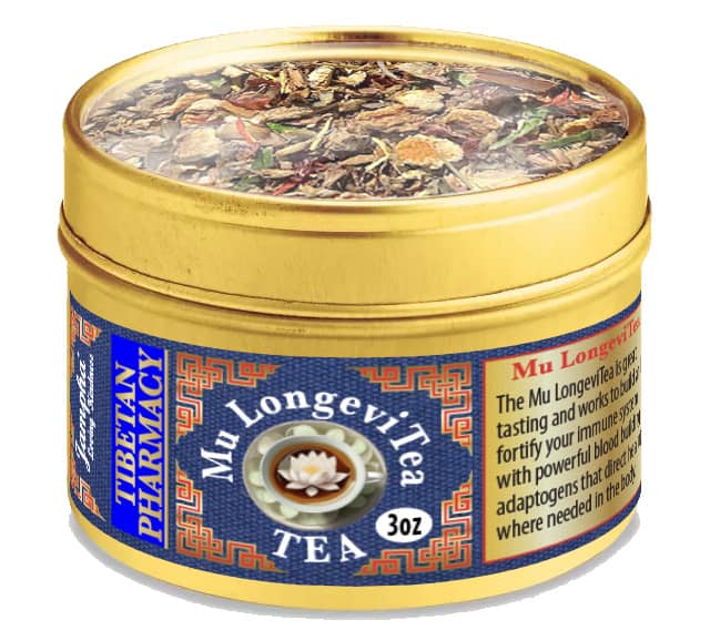 Mu LongeviTea | Powerful Blood Building Adatogens 3 oz