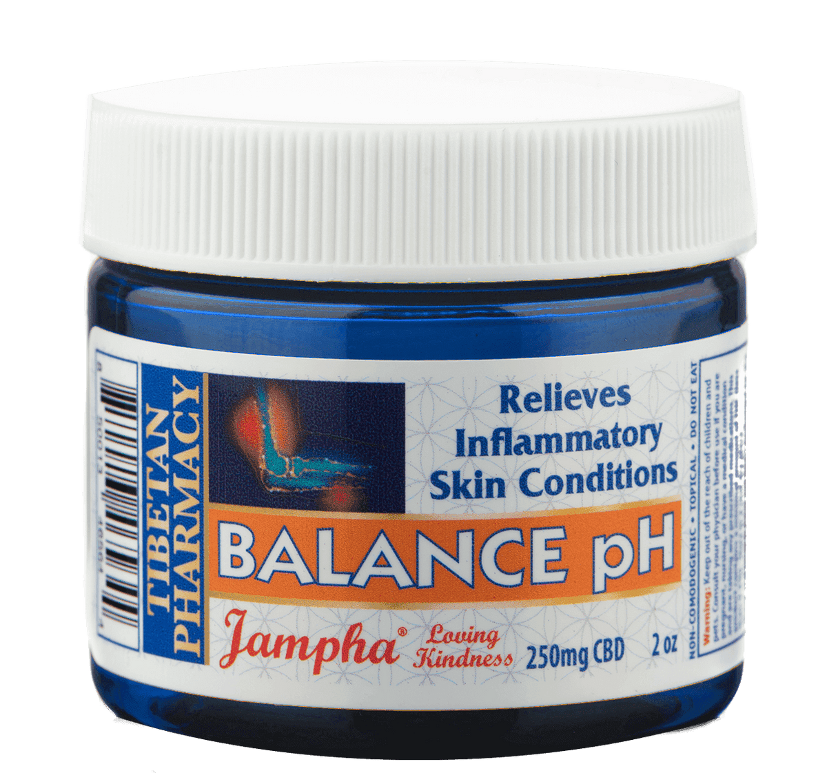 Balance pH Lotion by Jampha CBD, a soothing and nourishing lotion that reduces inflammation and itching for healthier skin.