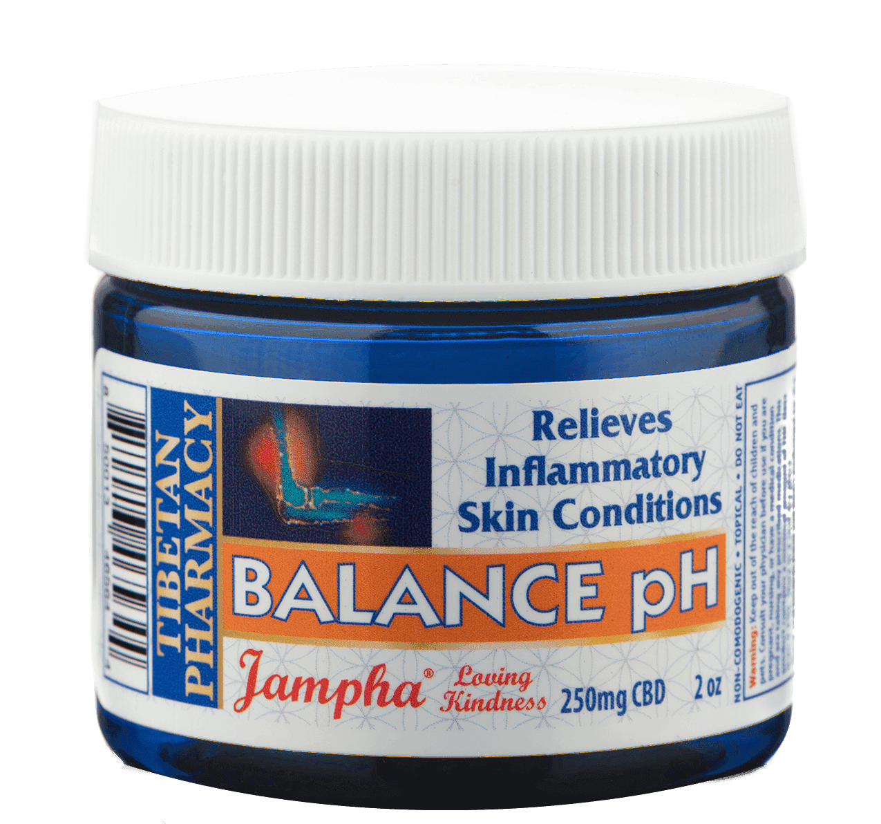 Balance pH Lotion by Jampha CBD, a soothing and nourishing lotion that reduces inflammation and itching for healthier skin.