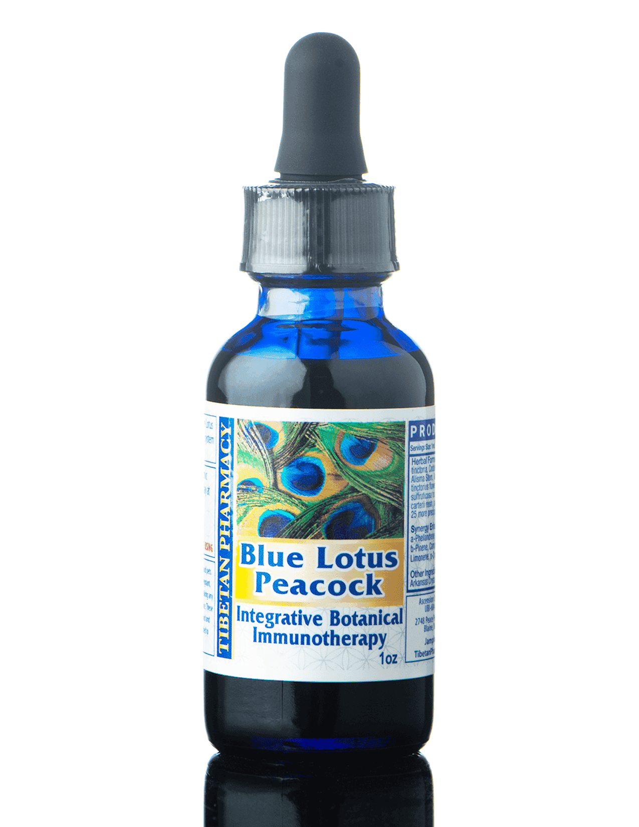 Blue Lotus Peacock Immune Support Tibetan - Natural Defense Against Cancer and Infections