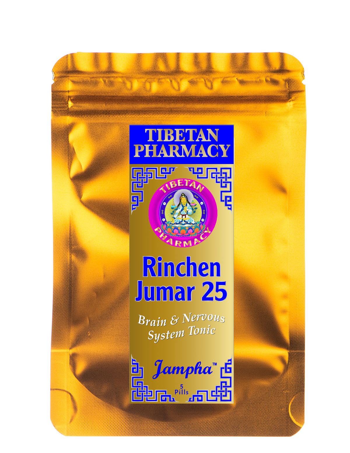 Jumar Device Labeled Rinchen Jumar 25 | Brain and Nervous System Tonic - Jampha Tibetan Pharmacy