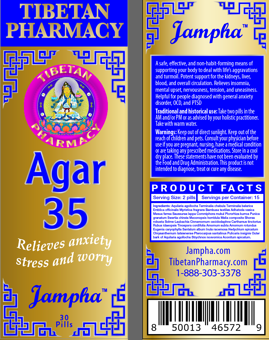 Agar 35 | Relieve Anxiety, Stress, and Worry