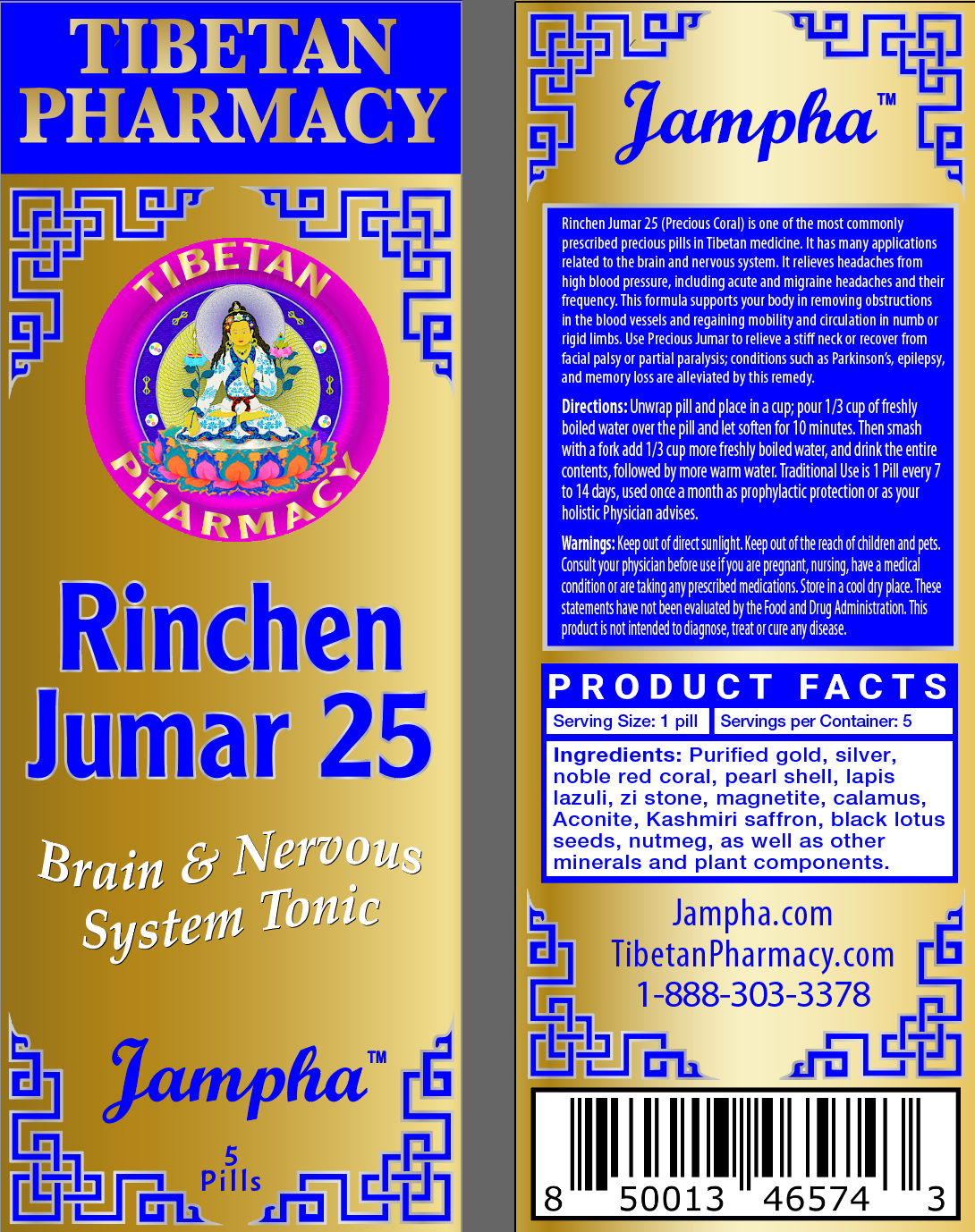 Rinchen Jumar 25 | Brain and Nervous System Tonic